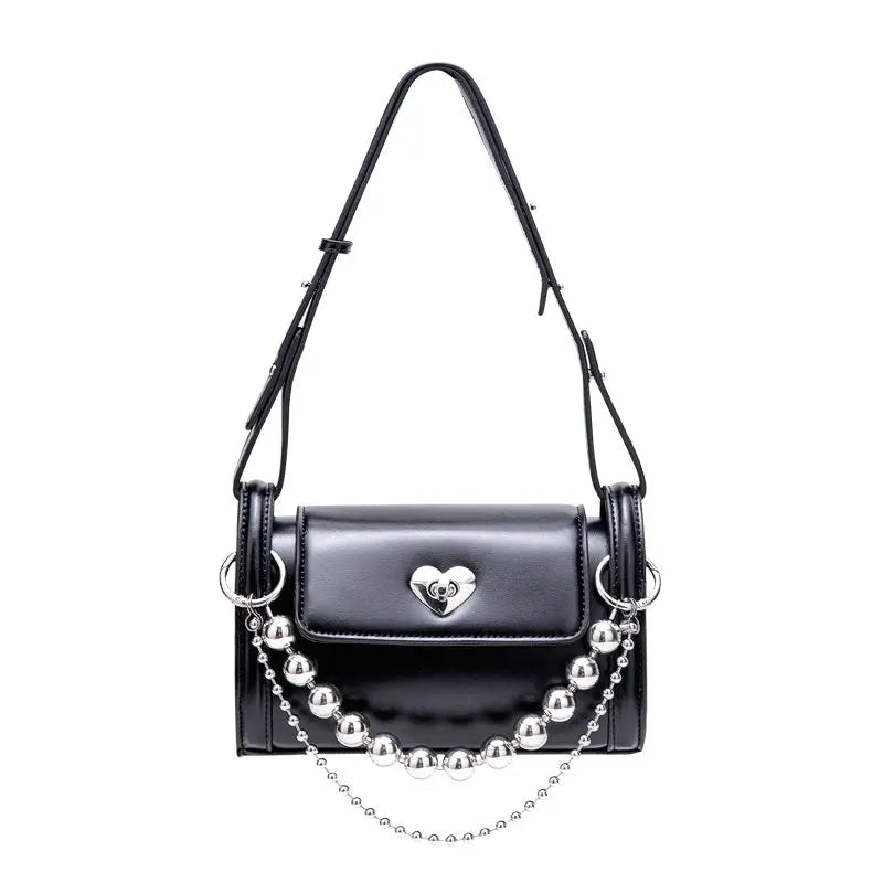 Love Chain Cylinder Bag Senior Sense One Shoulder Crossbody Bag