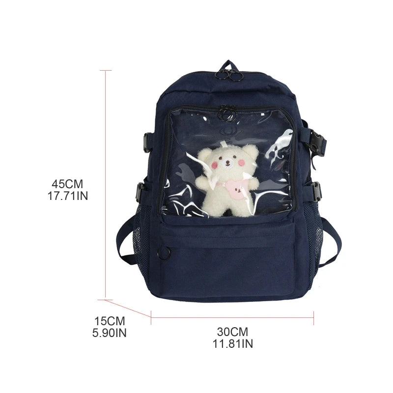 Lolita Bag Backpack for Girls Schoolbag Ladies Student Casual Daypack