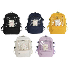Lolita Bag Backpack Teen Girls Schoolbag Nylon