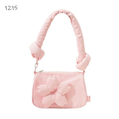 Lolita Pink Cherry Blossoms Handbag Shoulder Cross Body Tote Shopping Daily Use