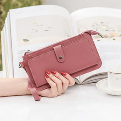 Long Women Wallet and Purse Black/blue/gray/green/purple/red Female Purse