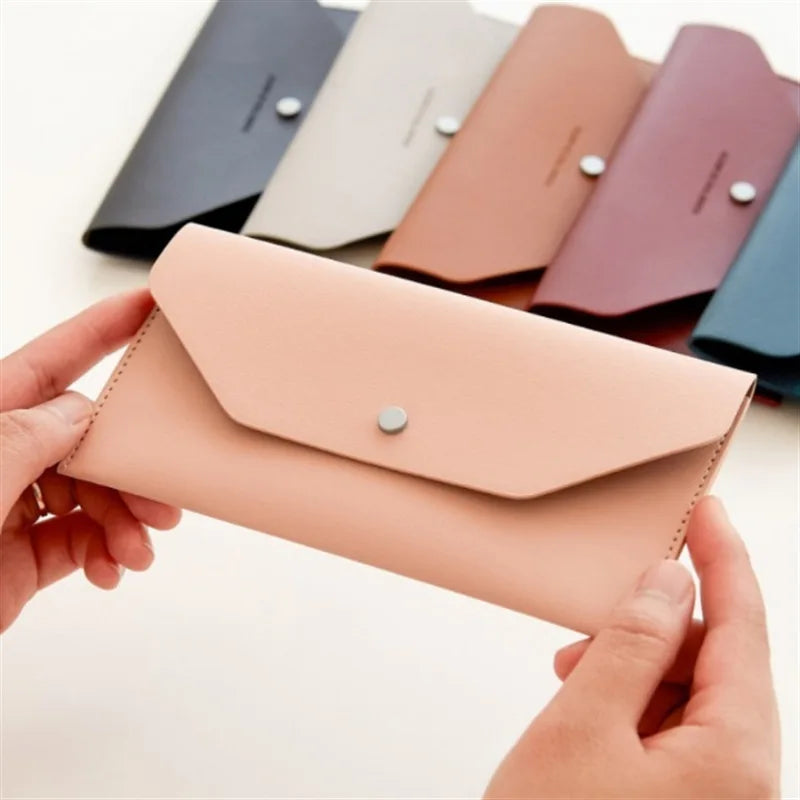 Long Women Wallets Leather Money Clutch Bag Multifunctional Female Purse