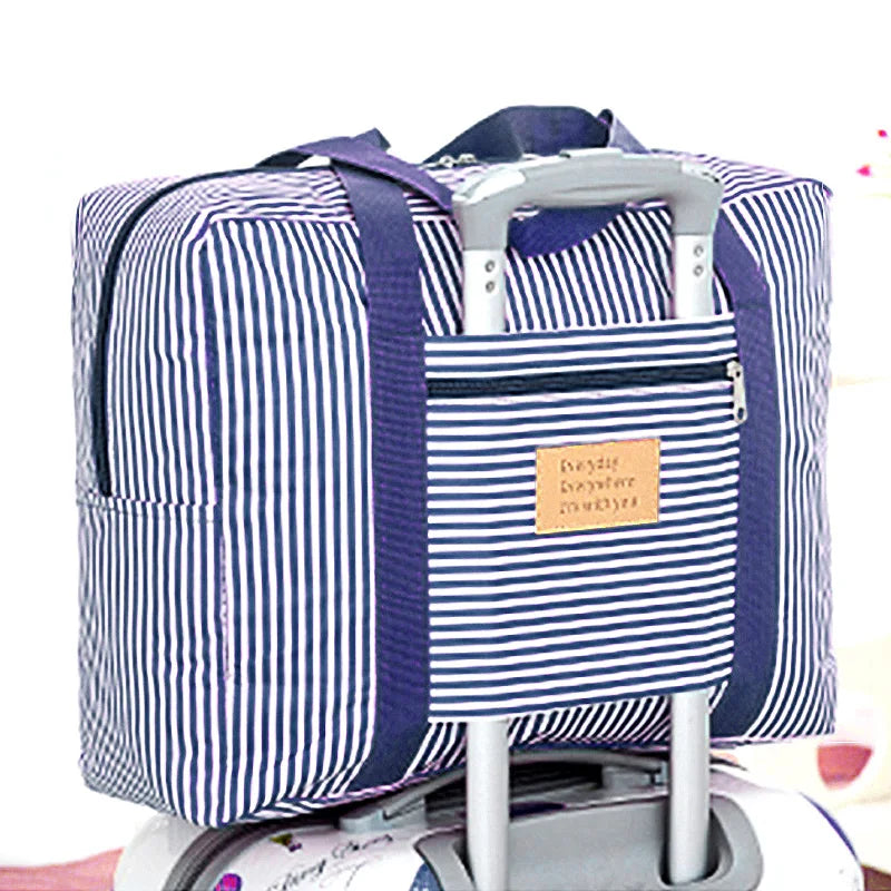 Large Capacity Travel Bag Waterproof Luggage Male Female Pull Rod