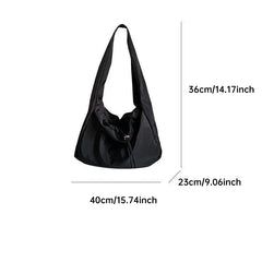 Large Capacity Nylon Shoulder Bag Purse for Women Men