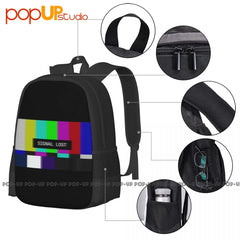Lost Signal Backpack Large Capacity Eco Friendly Bags For Travel
