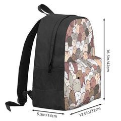 Lots Of Cats 1 Backpacks Men's Backpacks Bags For Women Zipper Anime Backpack