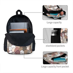 Lots Of Cats 1 Backpacks Men's Backpacks Bags For Women Zipper Anime Backpack