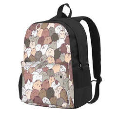 Lots Of Cats 1 Backpacks Men's Backpacks Bags For Women Zipper Anime Backpack