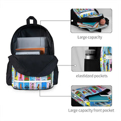Lottery Mexican Bingo Backpacks Men Women Travel Bags Children