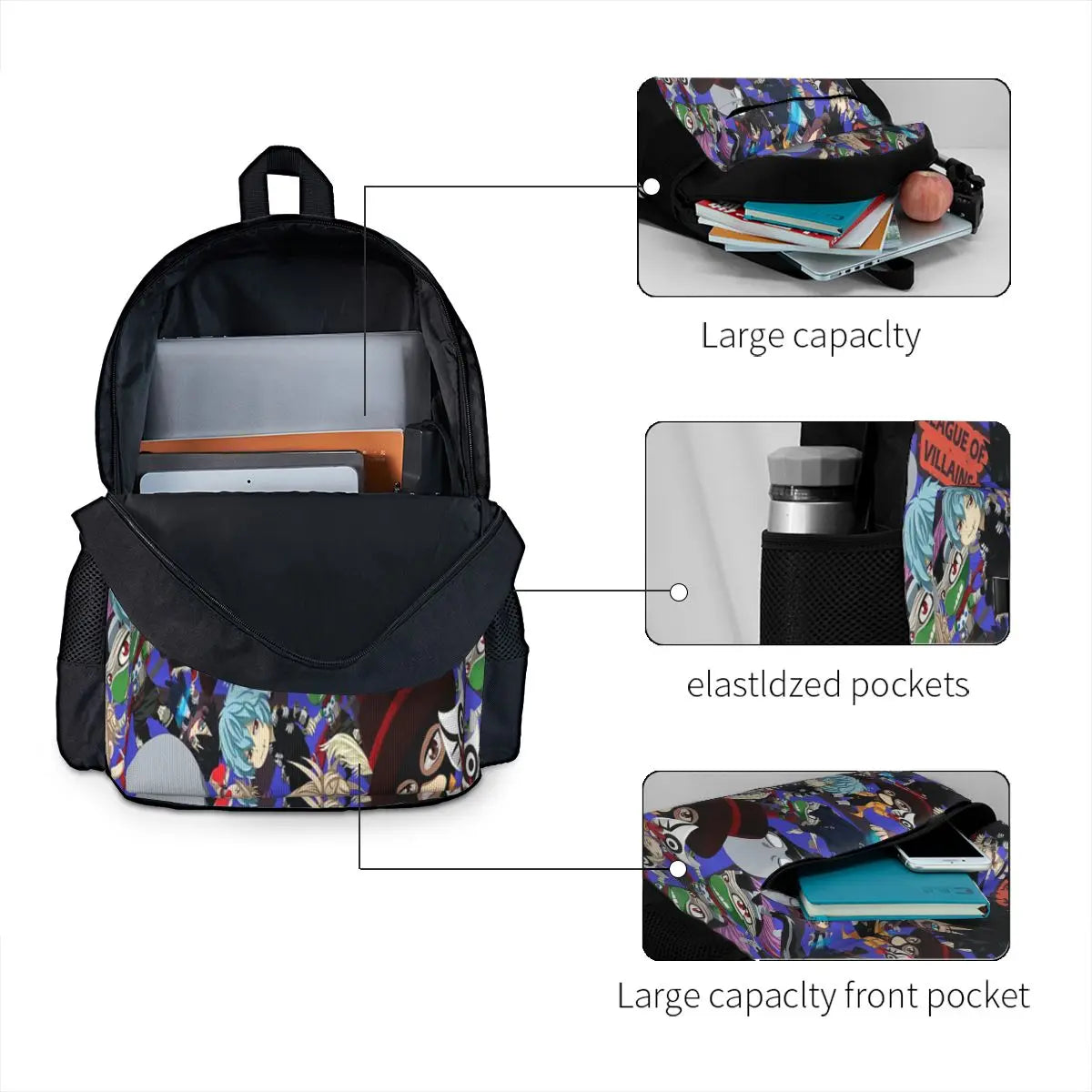 Lov Backpacks Men's and Women's Bag School Bags For Girls