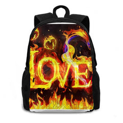 Love Bag Backpack For Men Women Girls Teenage Love Peace People Marriage