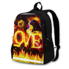 Love Bag Backpack For Men Women Girls Teenage Love Peace People Marriage