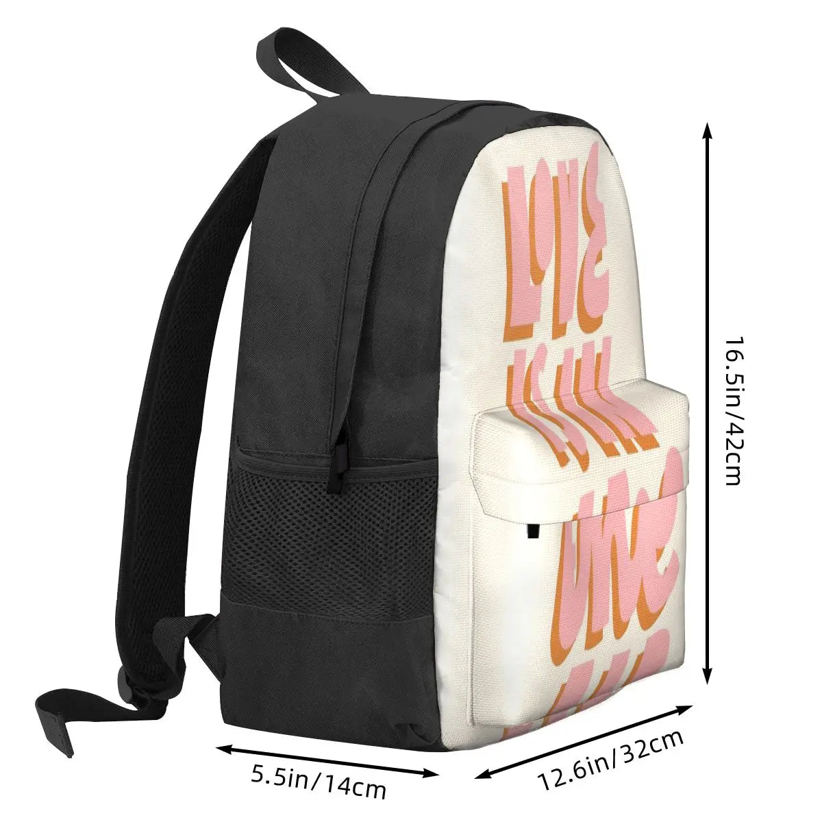 Love Is In The Air Lettering Backpacks Men's Backpacks Bags For Women