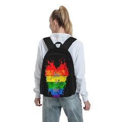 Love Is Love 2 Backpacks Men's Backpacks Bags For Women School