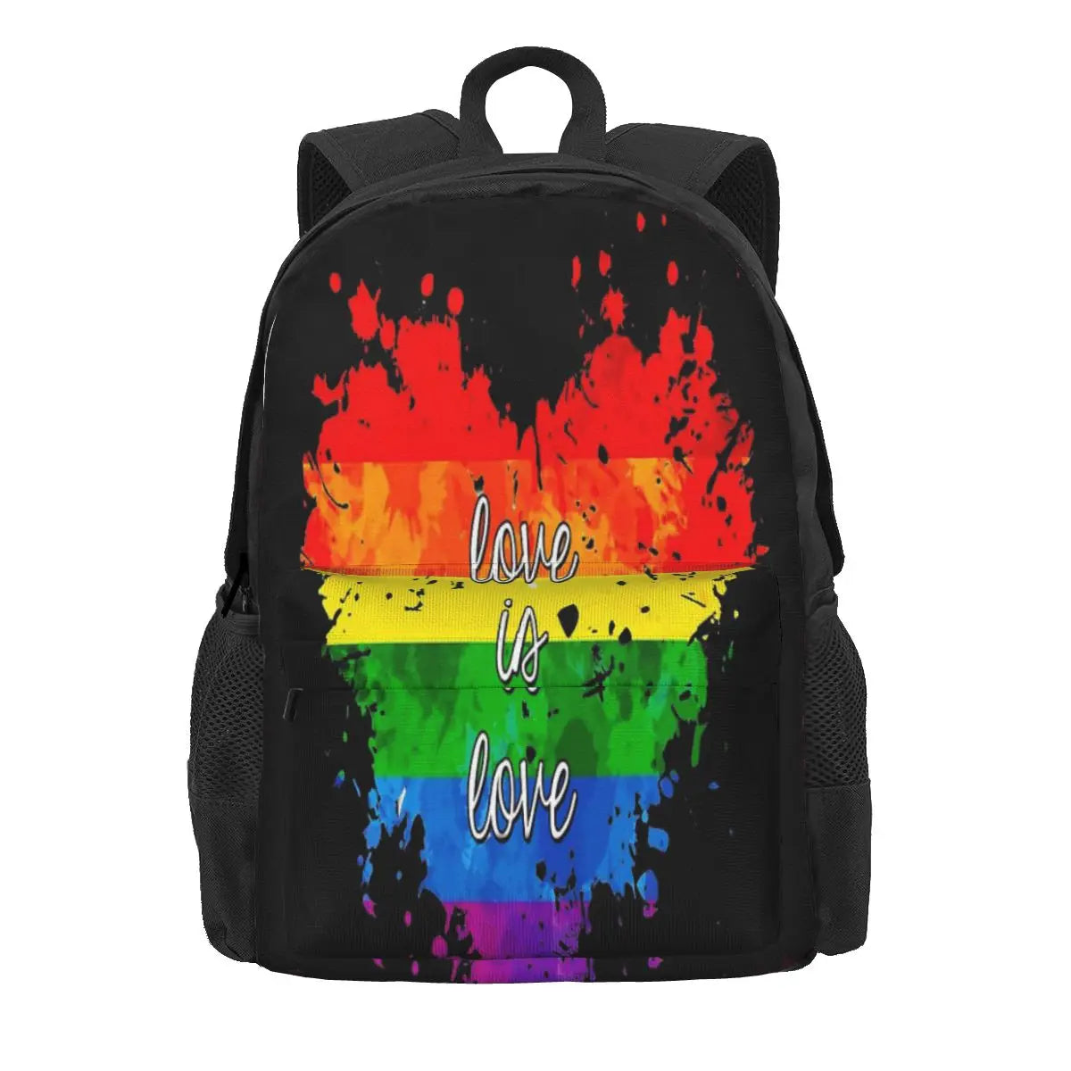 Love Is Love 2 Backpacks Men's Backpacks Bags For Women School