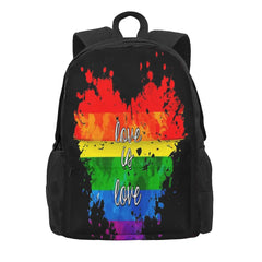 Love Is Love 2 Backpacks Men's Backpacks Bags For Women School