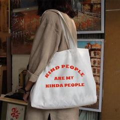 Harajuku Shoulder Bag Canvas Tote Reusable Eco Handbag