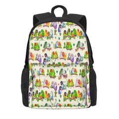 Lovebird Backpacks Men's & Women's Zipper Travel Bags