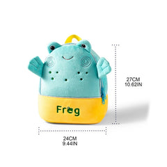 Cute 3D Animal Backpack for Baby Boy Girl Snack Storage Plush Kindergarten