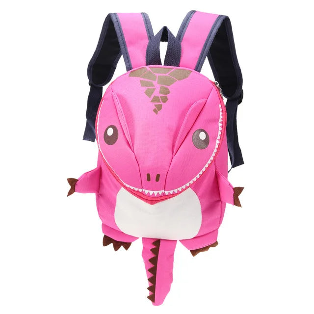 3D Dinosaur Animal Prints Travel Bags Waterproof Baby Bag Kids Small Bag
