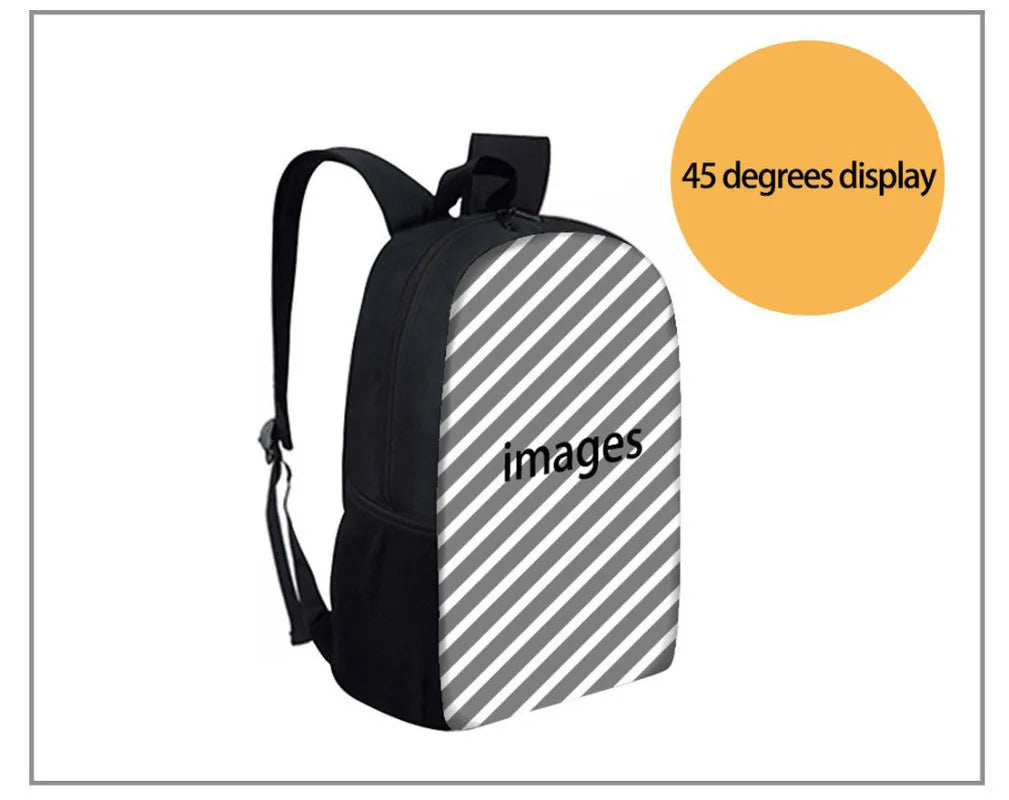 Cute Welsh Corgi Pembroke Print Orthopedic Kids Backpack