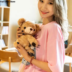 Lovely Bear Plush Bags Cartoon Shoulder Bag Women Stuffed Purse