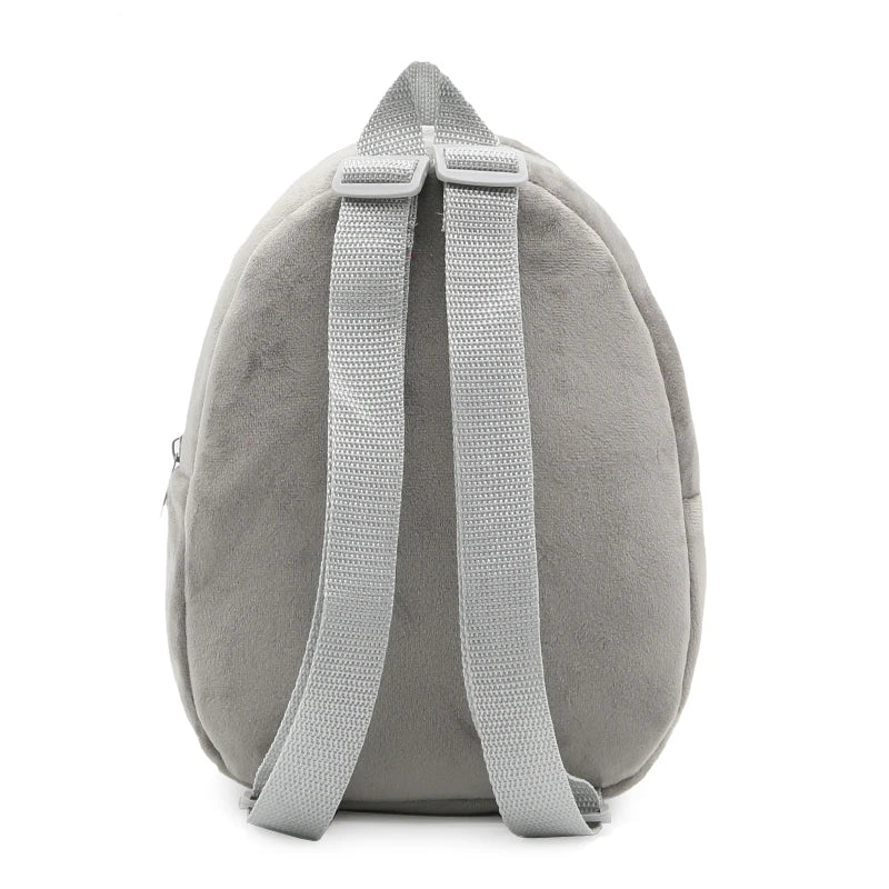 Lovely Cat Shape Backpack Plush Cartoon School Bags For Kids