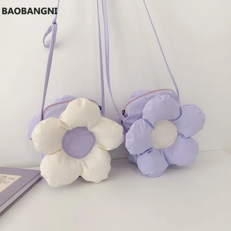 Flower Women Crossbody Bag Small Shoulder Phone Purse