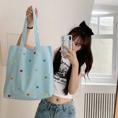 Versatile Canvas Shoulder Bag for Women