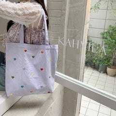 Versatile Canvas Shoulder Bag for Women