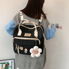Multifunctional Backpack Teenage Girl Travel Bag Female Schoolbag Women Backpack