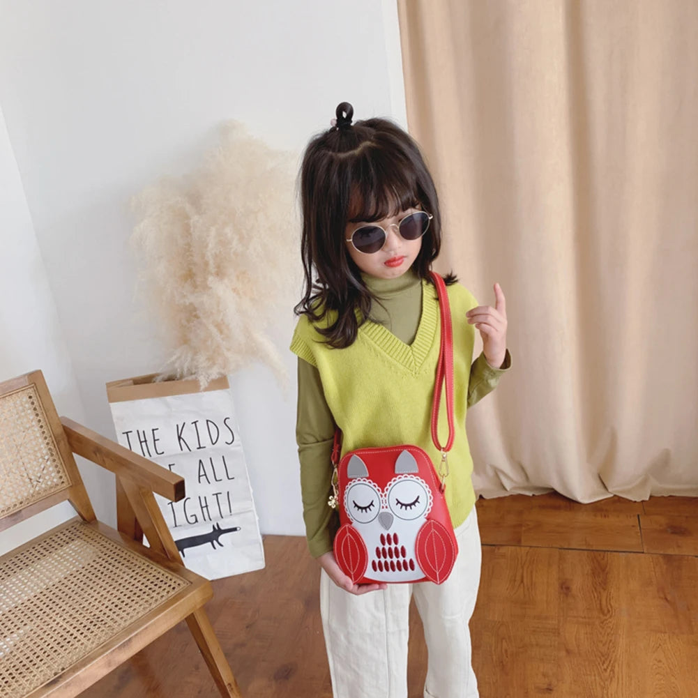 Adorable Owl Animal Messenger Bag for Kids Girls