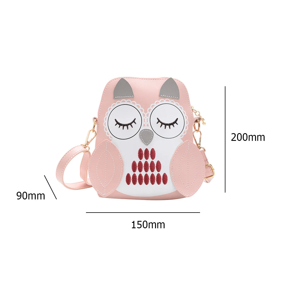 Adorable Owl Animal Messenger Bag for Kids Girls