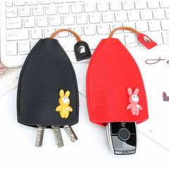 Lovely Rabbit Women Girls Key Bag PU Leather Key Wallets