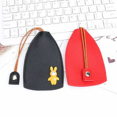 Lovely Rabbit Women Girls Key Bag PU Leather Key Wallets