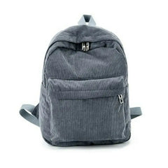 Corduroy Travel School Backpack Book Bags For Teenager Girls