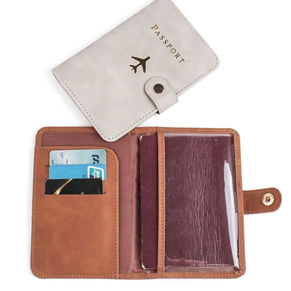 Lover Couple Passport Cover Women Men Travel Accessories Wedding Holder