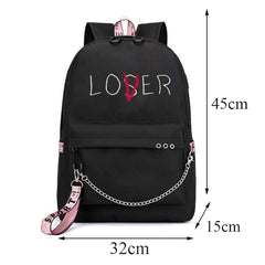 USB Charging Backpack for Teenage Girls College School Bag