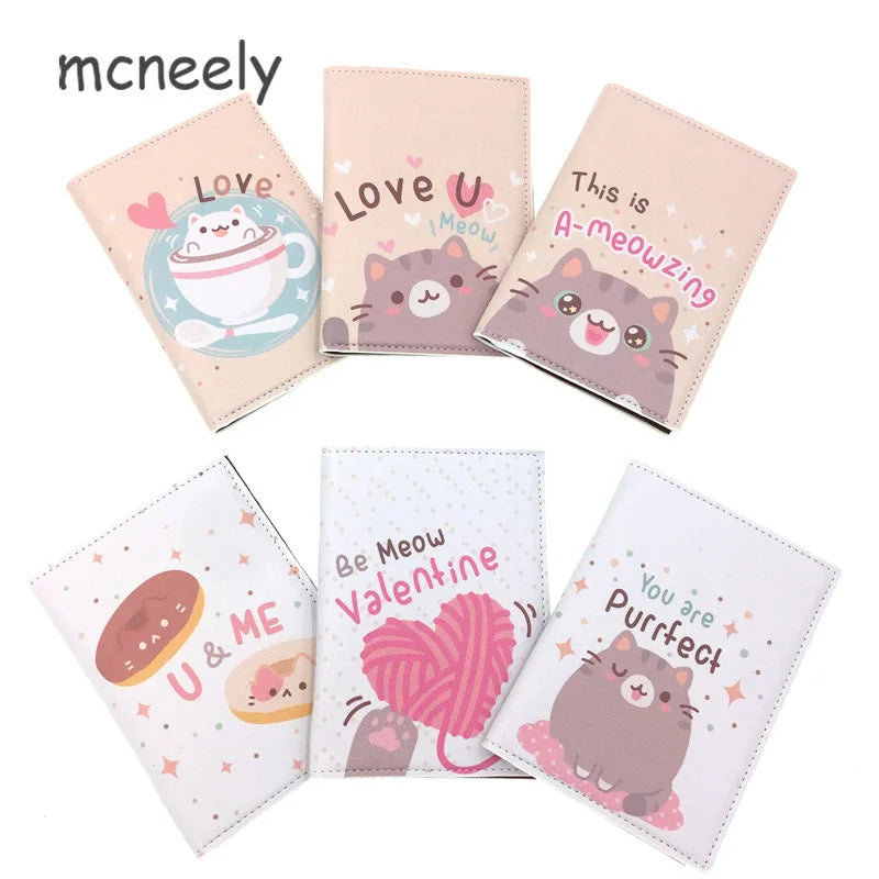 PU Leather Passport Holder Travel Cover for Couples