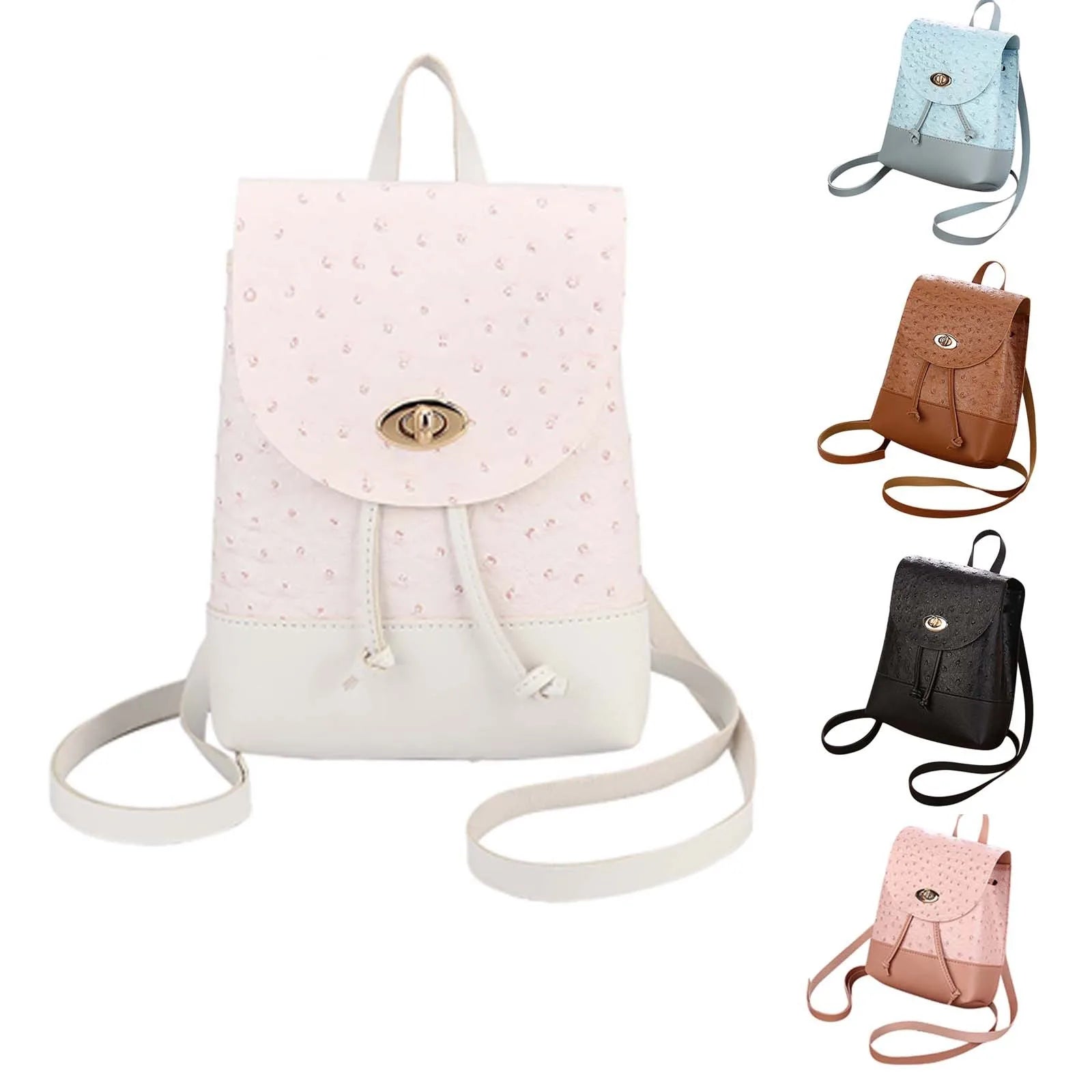 Anti-theft Backpack Small Bag Personalized Lock