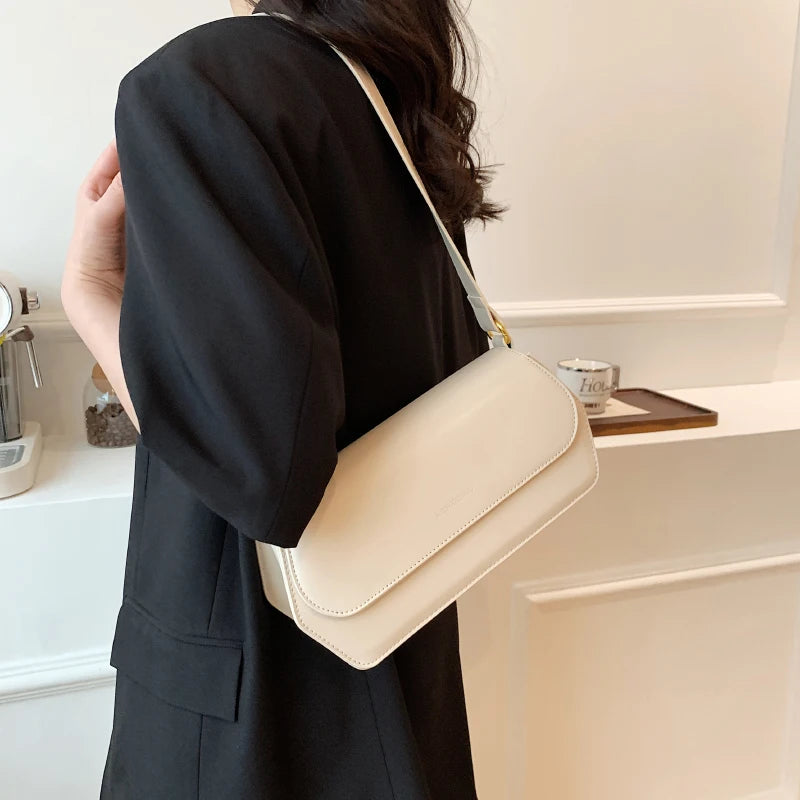 Irregular Shape Shoulder Bags For Women PU Leather Handbags Small Purse Clutch B