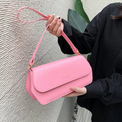 Irregular Shape Shoulder Bags For Women PU Leather Handbags Small Purse Clutch B