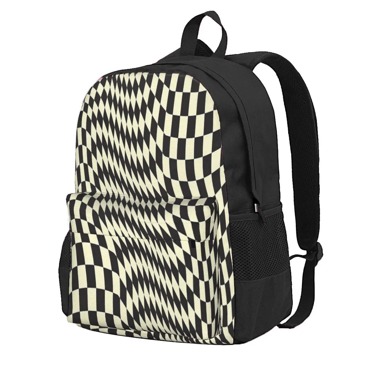 Lsg Distorted Checkered Backpacks Men's Backpacks Bags For Women