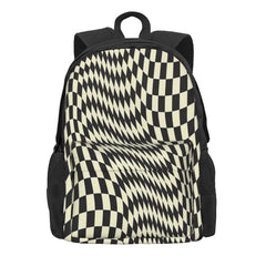 Lsg Distorted Checkered Backpacks Men's Backpacks Bags For Women