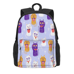 Maneki-Neko Waving Backpacks Men's Backpacks Bags For Women
