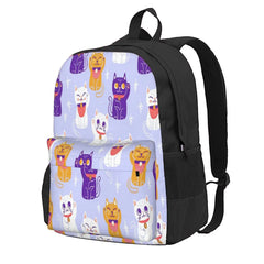 Maneki-Neko Waving Backpacks Men's Backpacks Bags For Women