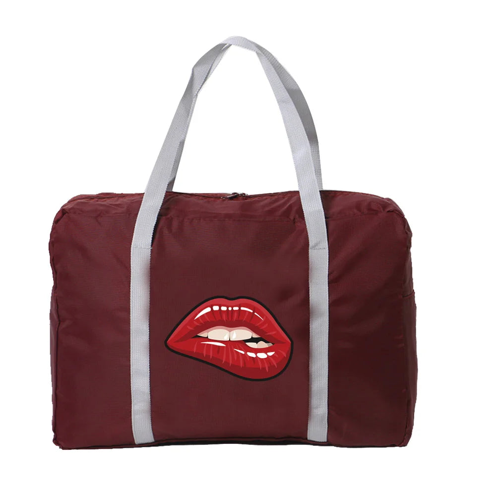 Nylon Tote Outdoor Travel Shoulder Bag for Women Men Handbag