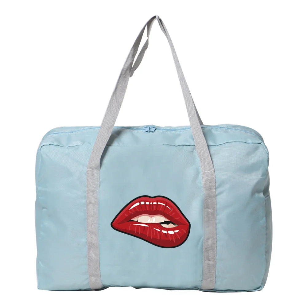 Nylon Tote Outdoor Travel Shoulder Bag for Women Men Handbag