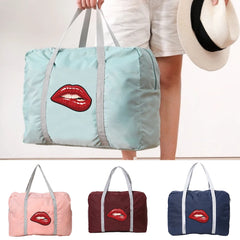 Nylon Tote Outdoor Travel Shoulder Bag for Women Men Handbag
