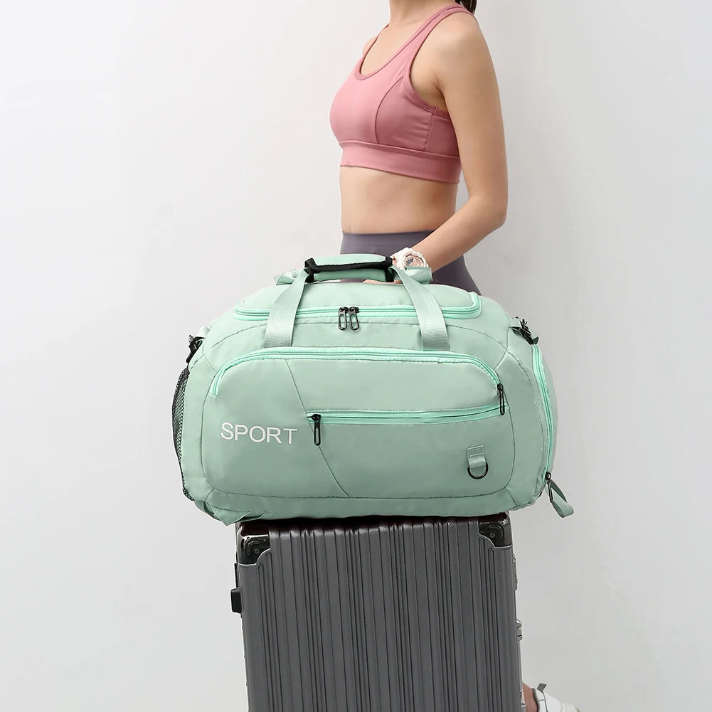 Waterproof Sports Travel Backpack with Shoes Compartment